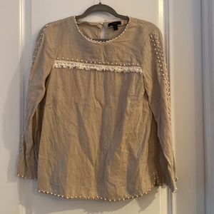 J. Crew size 4 linen blouse